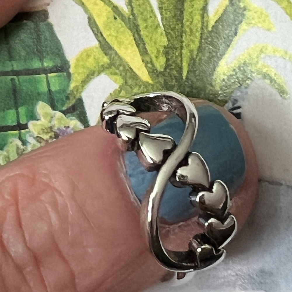 🆕️ Best!! Infinity hearts ring - Picture 5 of 10
